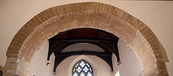 The chancel arch March 2012